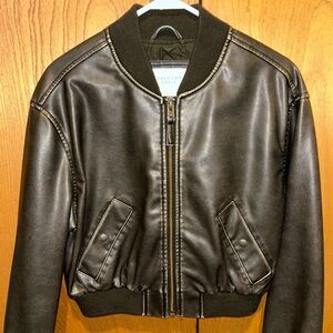 American Eagle Outfitters Women’s Black Bomber Jacket